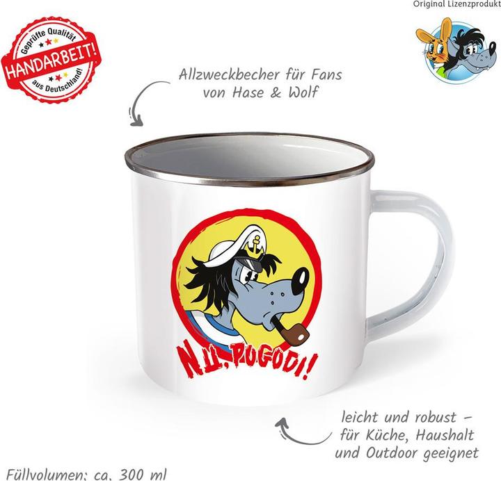 Produktbild Tasse Hase & Wolf Nu pogodi Nu (300 ml, 1 x)