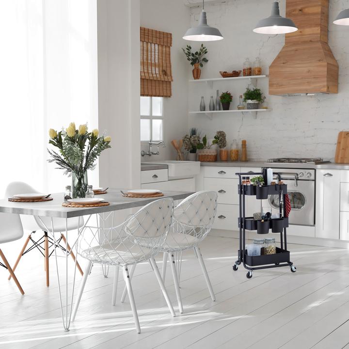 Image du produit Relaxdays Chariot à roulettes