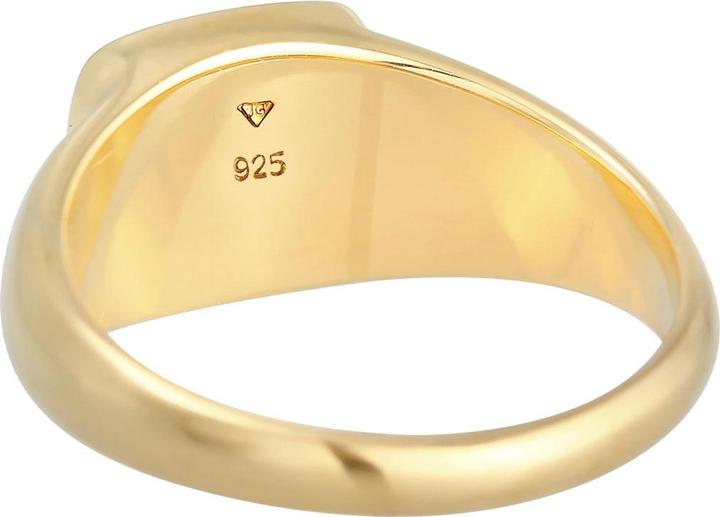 Produktbild Elli PREMIUM Ring Siegelring Sodalith Quadrat Klassik 925 Silber (58, 925 Silber)
