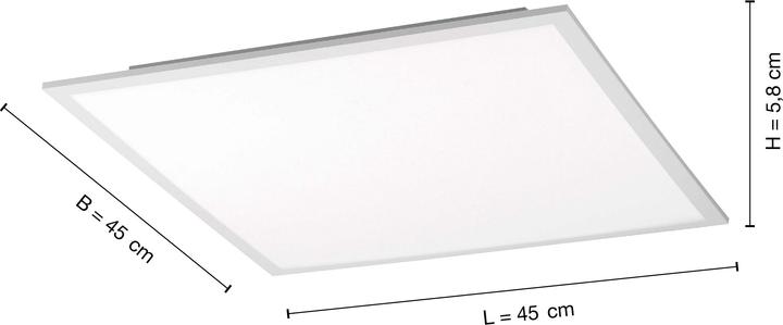 Actual product image Selltec LED panel ceiling lamp (2800 lm)