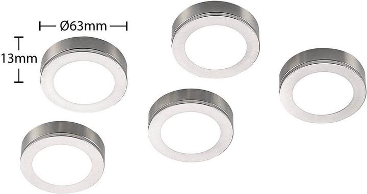 Image du produit Arcchio Lampes LED encastrées Vilam à intensité variable, lot de 5 (180 lm)