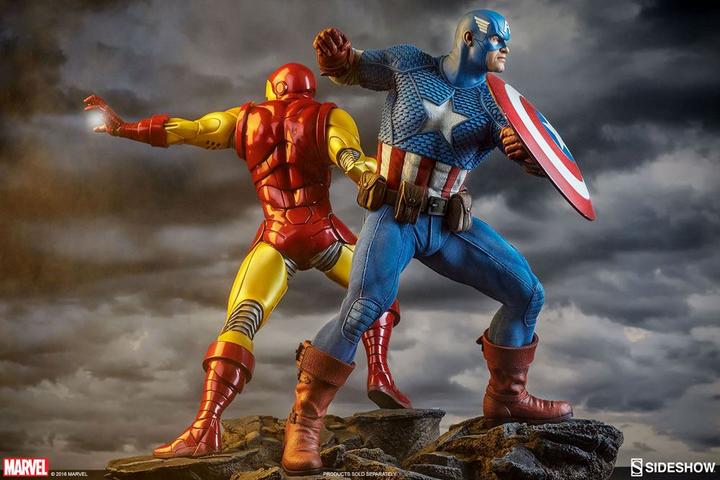 Actual product image Sideshow Avengers Assemble "Captain America" 1/5 Statue