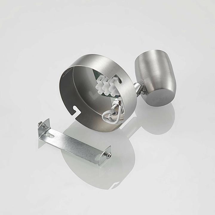 Produktbild Elc Simano LED-Strahler, nickel, 1-flammig (430 lm, GU10)
