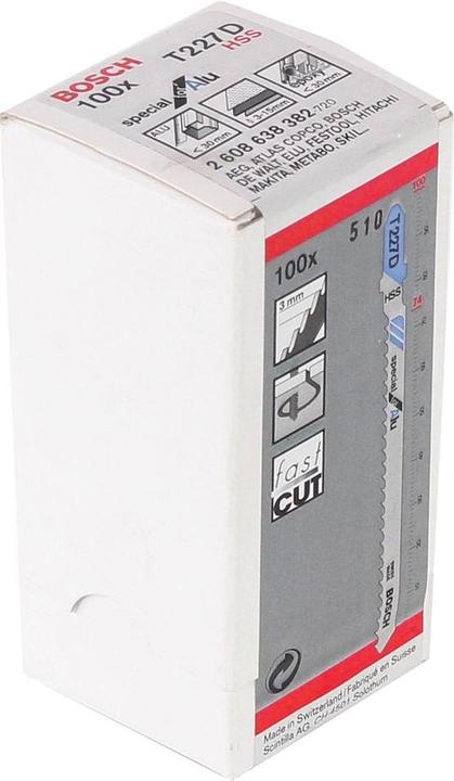 Produktbild Bosch Professional Zubehör PRO Alu curve T227D Stichsägeblatt, 100 mm, 100-tlg.