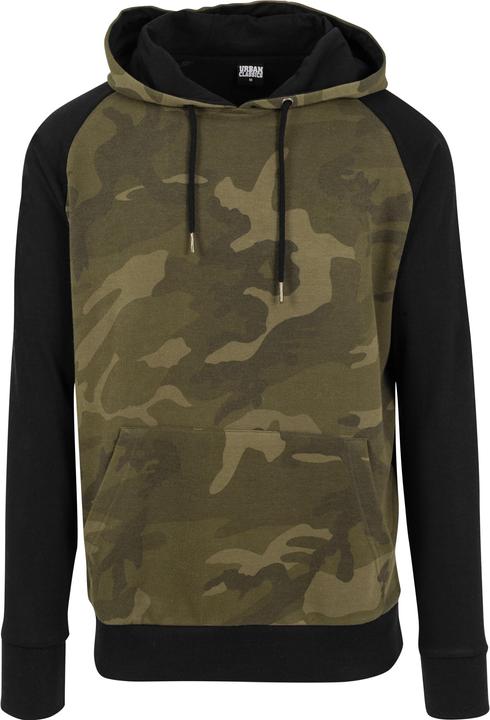 Immagine prodotto Urban Classics Felpa con cappuccio Camo Contrast Raglan (M)