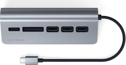 Image du produit Satechi USB-C Aluminium Hub (USB-C, 5 Ports)