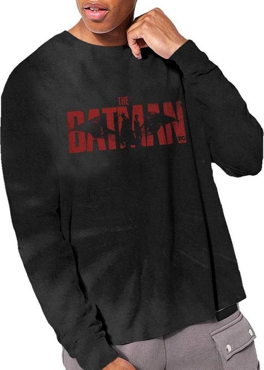 Batman Unisex Adult Tie Dye Logo Long-Sleeved T-Shirt
