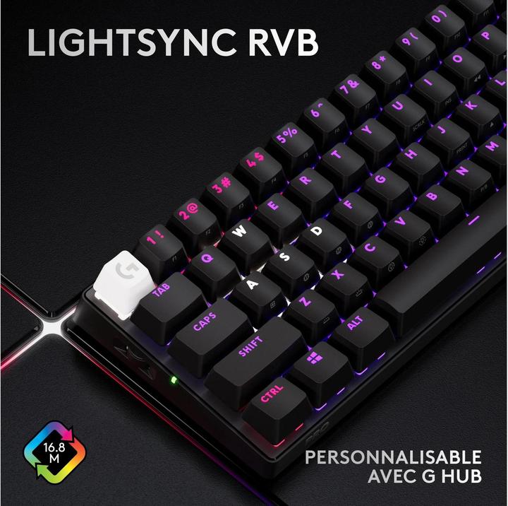 Actual product image Logitech G Pro X 60 (CH, Wireless, Cable)