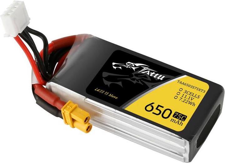 Actual product image Tattu RC Battery LiPo 650 mAh 11.1 V 75C (11.10 V, 650 mAh)