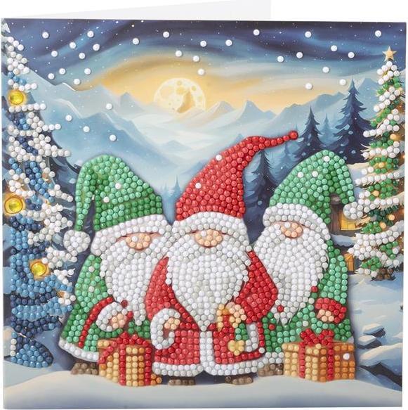 Immagine prodotto Craft Buddy Amici artici, cartoncino 18x18cm Crystal Art