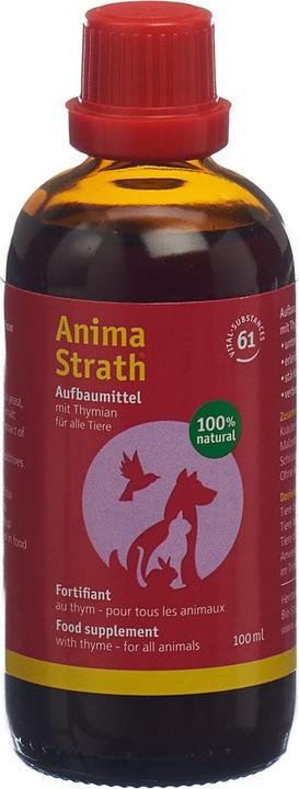 Actual product image Anima-Strath Aufbaumittel mit Thymian (Cat, Dog, 100 ml)