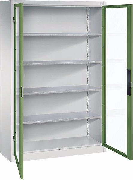 C+P Sichtfenster-Flügeltürschrank (120 cm, 195 cm)