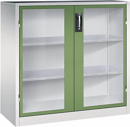 Produktbild C+P Sichtfenster-Flügeltürschrank (120 cm, 120 cm)