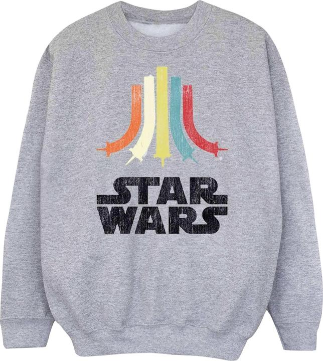 Star Wars Mädchen Regenbogen Sweatshirt (140, 146)