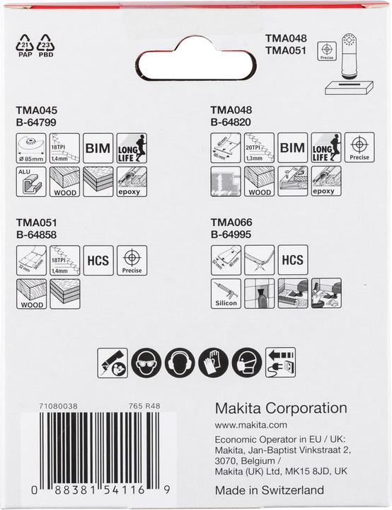 Actual product image Makita Maki Floor Set 2 4pcs B-67505
