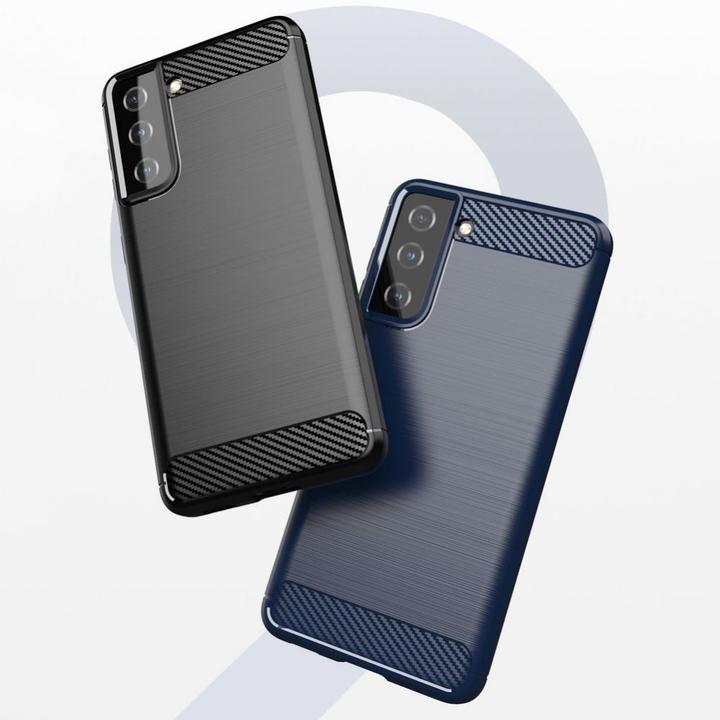 Produktbild Hurtel Carbon Case flexible cover for Samsung Galaxy S21 FE black (Samsung Galaxy S21 FE)