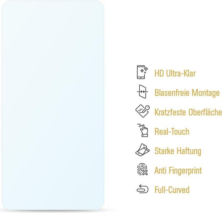 Actual product image Protectorking 2x Panzerfolie Anti-Shock HD Klar (2 Piece, Google Pixel 8a)