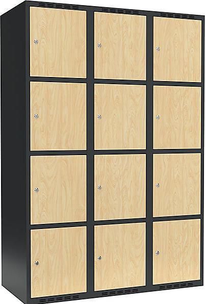 Actual product image kaiserkraft Fydor locker cabinet (120 cm, 175.20 cm)