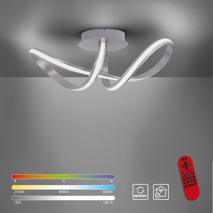 Produktbild Leuchten Direkt Deckenleuchtestahl1xLEDBoard27005000KInnenleuchteIP20 (1300 lm)