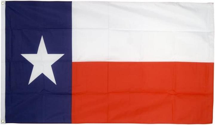 Produktbild trends4cents Flagge Texas 90 x 150 cm Fahne mit 2 Ösen 100g/m² Stoffgewicht
