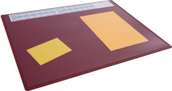 Actual product image Durable 722303 Desk pad polypropylene (PP) red (65 x 50 cm)