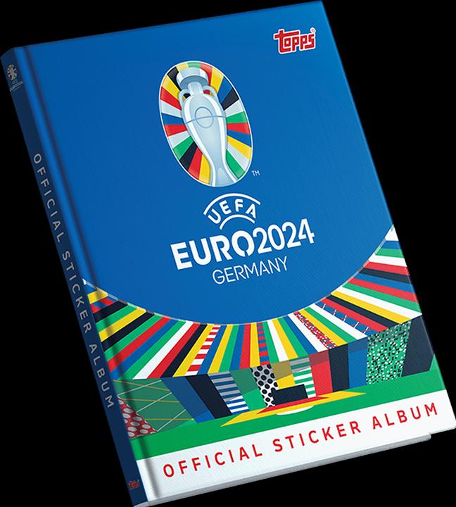 Actual product image Topps UEFA EURO 2024 Sticker Album Hardcover