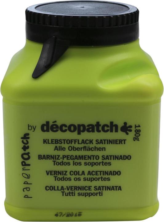 Image du produit Décopatch Vernis/colle satiné 180g FR / GB / NL (180 g, 180 ml)