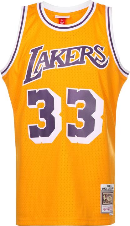 Mitchell & Ness Swingman Jersey La Lakers 198485 Kareem Abduljabbar (XL)