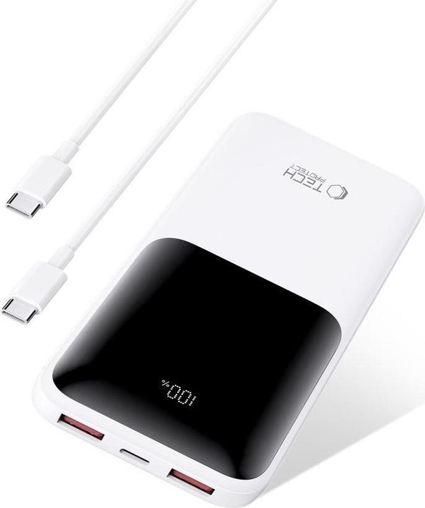 Immagine prodotto Tech-Protect Powerbank PB01 10000mAh 22.5W - white (10000 mAh)