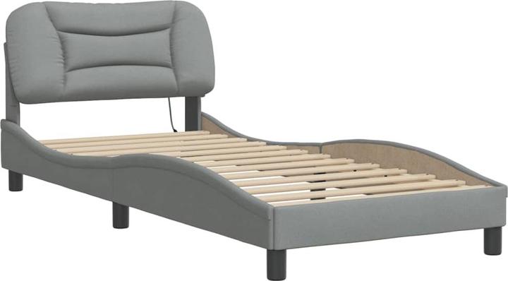 Produktbild VidaXL Bettgestell mit LED Stoff (80 x 200 cm)