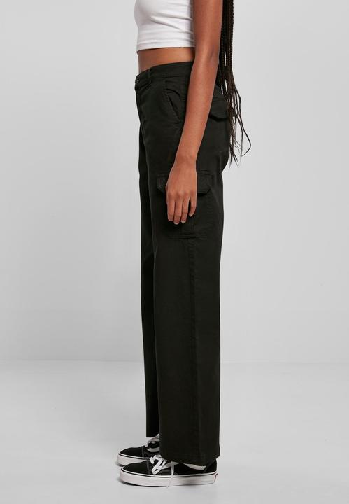 Actual product image Urban Classics Ladies High Waist Straight Cargo Pants (30)