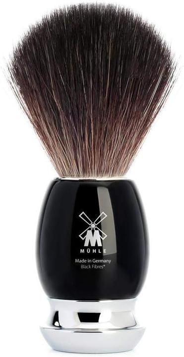 Immagine prodotto Mühle Set da barba, 3 pezzi, pennello da barba con fibra nera, rasoio di sicurezza