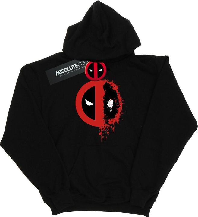 Produktbild Deadpool Split Splat Logo Kapuzenpullover (L)