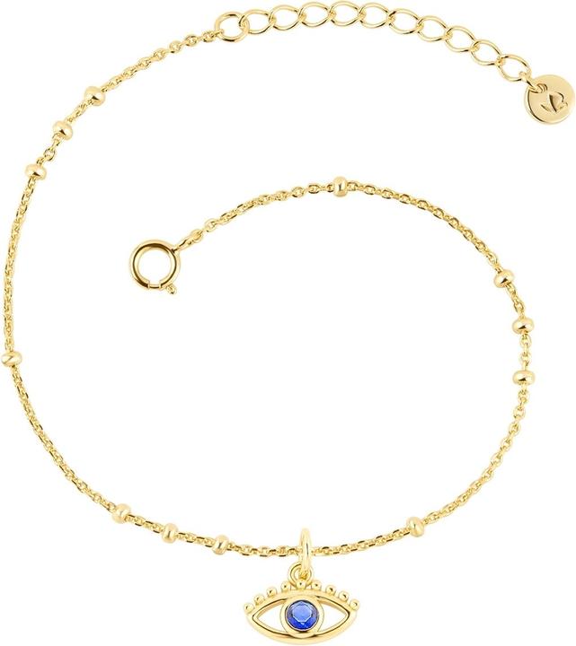 Immagine prodotto Glanzstücke München Bracciale da donna "occhio che vede" in argento 925 - 34666 (17 cm, Argento)