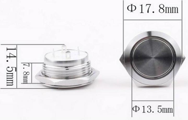 Produktbild Tru Components Edelstahl Drucktaster