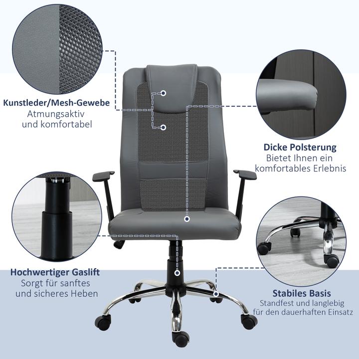 Produktbild Vinsetto Bürostuhl ergonomisch