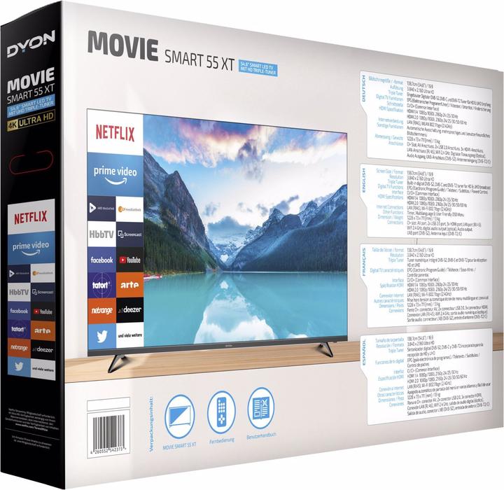 Produktbild Dyon Movie Smart 55 XT (55", LED, 2021)