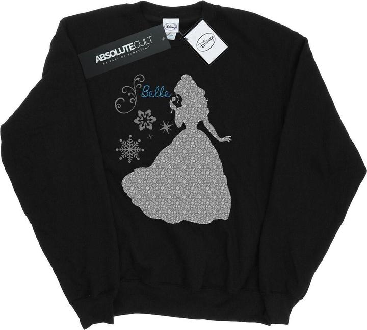 Disney Princess Belle Christmas Silhouette Sweatshirt (L)