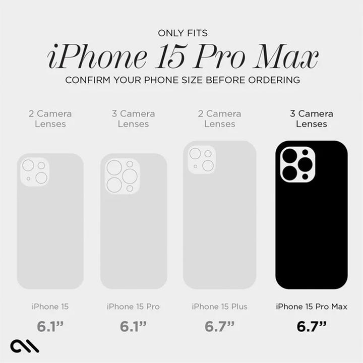 Actual product image Case-Mate Tough Duo protective case for iPhone 15 Pro Max (Apple iPhone 15 Pro Max)