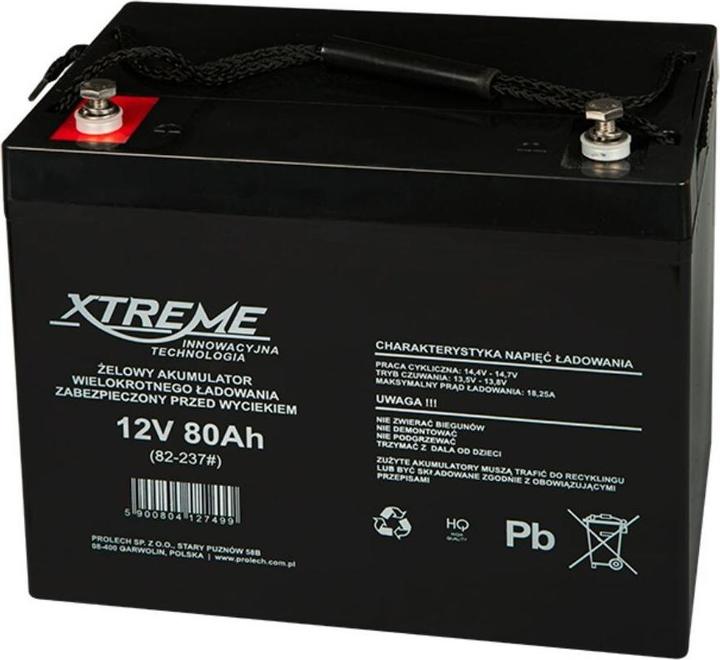 Blow Gel battery 80Ah XTREME (12 V, 80 Ah)