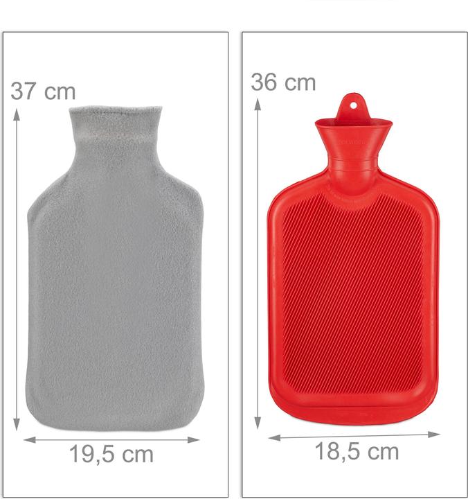 Actual product image Relaxdays Hot water bottle (2 l)