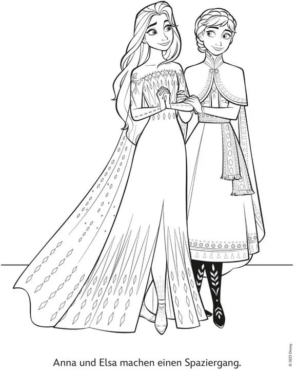 Actual product image Disney The Ice Queen Magical Colouring Pictures