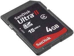 Produktbild SanDisk Ultra II SDHC Card (4 GB, SDHC)