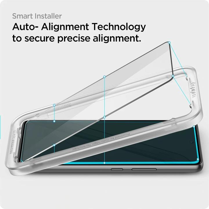Actual product image Spigen ALM Glas tR(2P) (1 Piece, Samsung Galaxy A53 5G)