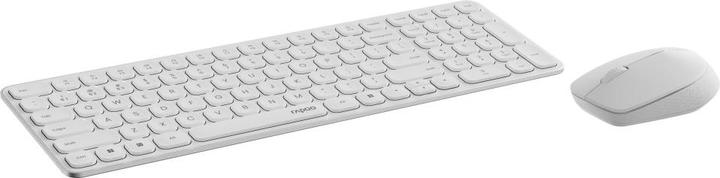 Image du produit Rapoo 9310M Kit de bureau multi-mode blanc (DE, Sans fil)