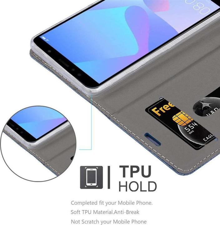 Immagine prodotto Cadorabo Copertina del libro Jeans Optics (Huawei Y6 Prime (2019))