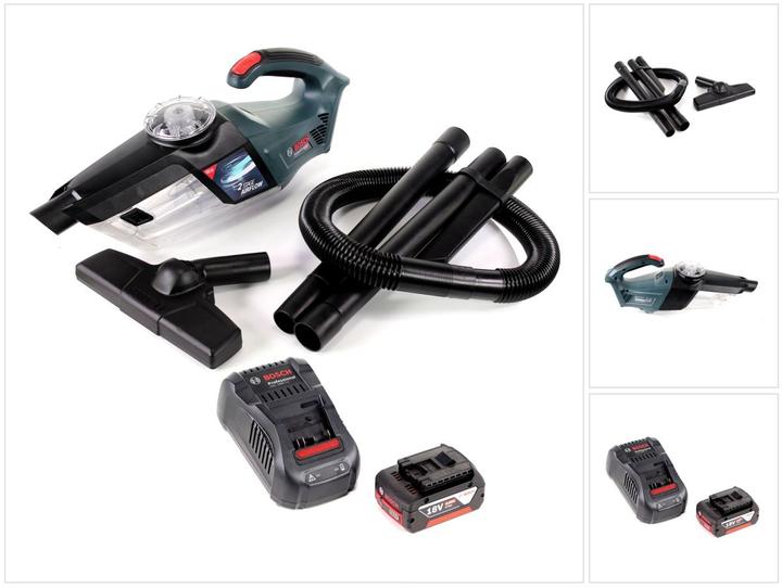 Produktbild Bosch Professional Bosch GAS 18V-1 Professional Li-Ion Akku Staubsauger Hand Sauger + 1x GBA 4,0 Ah Akku + GAL 1880 CV