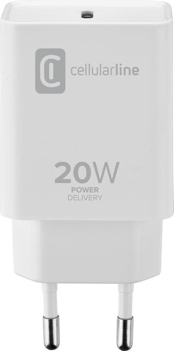 Actual product image Cellularline USB-C Charger 20W - iPad (2020), iPad Pro (2018 or later) and iPad Air (2020) (20 W)