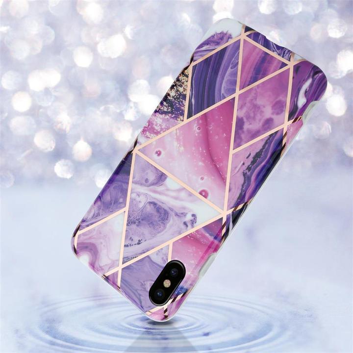 Image du produit Cadorabo Couverture IMD TPU Marbre coloré (Apple iPhone X)