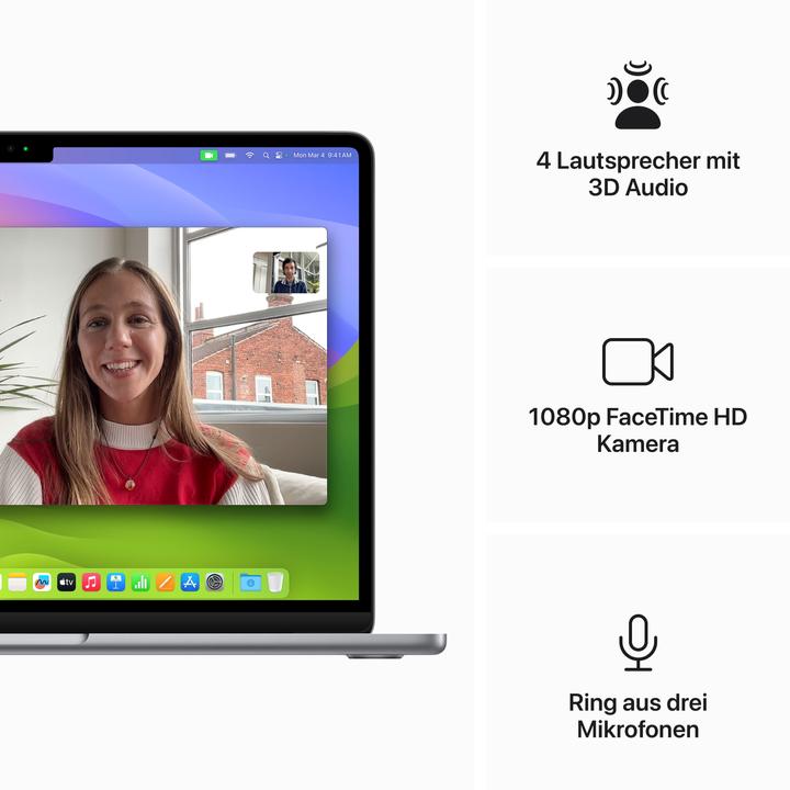 Image du produit Apple MacBook Air - 2024 (13.60", M3, 16 Go, 512 Go, CH)